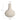 embossed white ceramic bulb vase