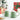 green ceramic christmas tree mug with lid 550ml