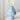 sky blue balloon ceramic vase 200mm