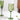 JoyJolt 1PC Vintage French Green Crystal Wine Glass 406ml