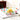 JoyJolt French Vintage Clear Colorful Crystal Glass Salad Plate 23.5cm