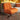 Meloa Modern Tufted Fabric Swivel Lounge Chair - Orange