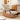 Moonlight Corduroy Foldable Reclining Rocker - Beige & Caramel